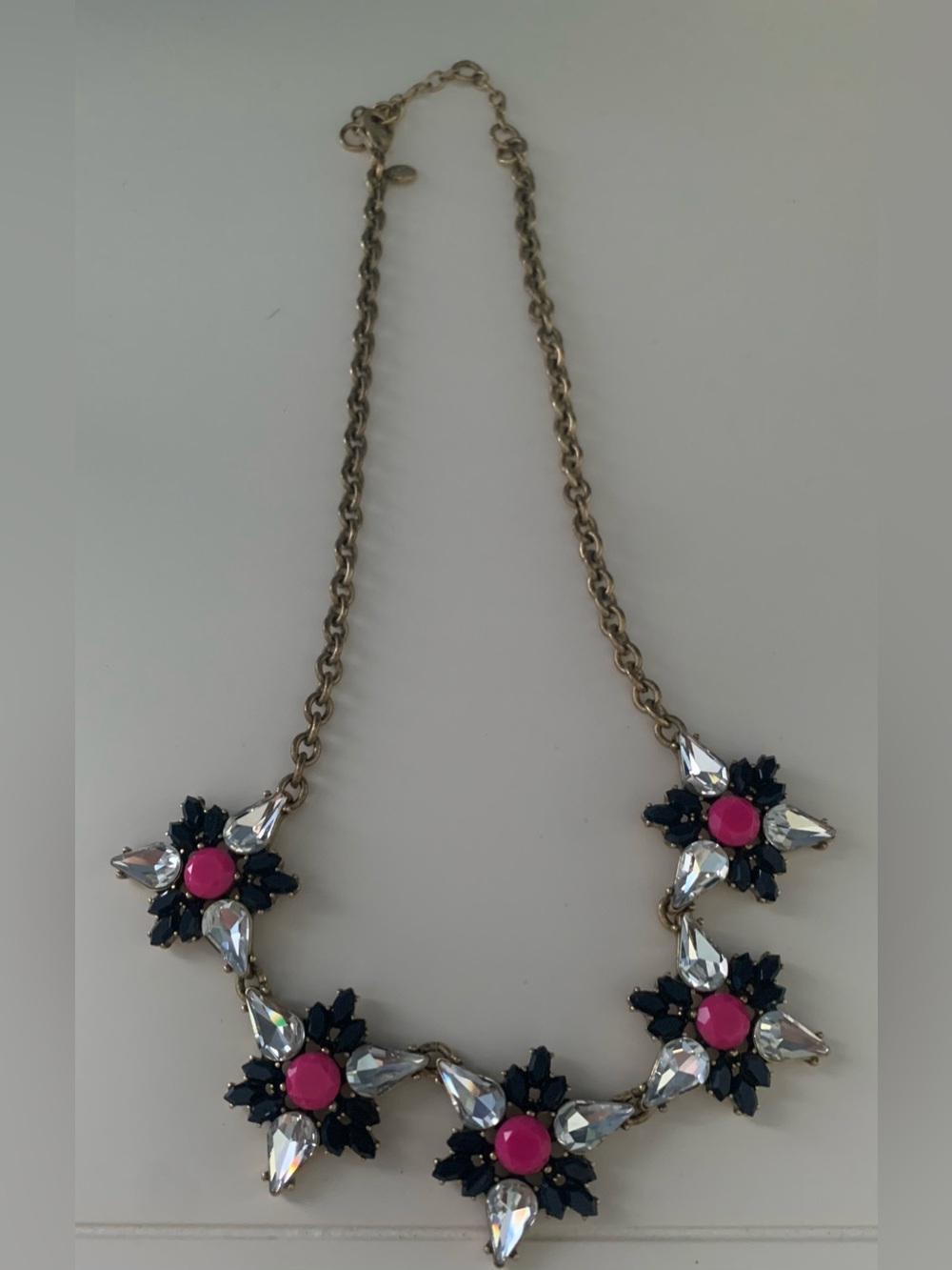 Jcrew Pink & Black Necklace